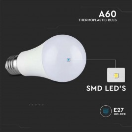 V-TAC VT-2099 LAMPADINA LED E27 8,5w BULB A60 GOCCIA SMD 806 lm