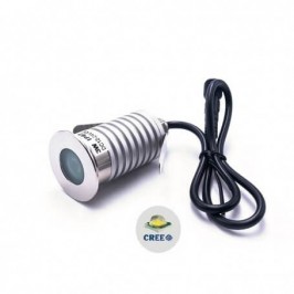 Faretto LED CREE segnapasso 3W calpestabile 12-24v 180LM ip67