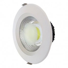 LAMPADINA LED 10W 20W 30W FARETTO ROTONDO FISSO DA INCASSO REFLECTOR COB DOWNLIGHT BIANCO