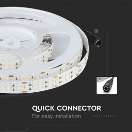 VT-2216-364 STRISCIA LED FLESSIBILE 150W SMD MONOCOLORE 364 LED/METRO 24V CRI≥95 - BOBINA DA 5 METRI