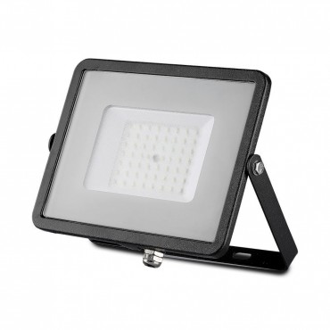 FARO LED FLOODLIGHT 50W SMD SLIM IP65 CHIP SAMSUNG NERO V-TAC PRO VT-50