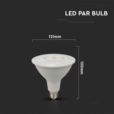 LAMPADINA LED E27 PAR LAMP 12.8W PAR38 CHIP SAMSUNG SMD V-TAC VT-238