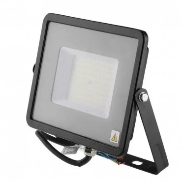 FARO LED FLOODLIGHT 50W SMD SLIM IP65 CHIP SAMSUNG NERO