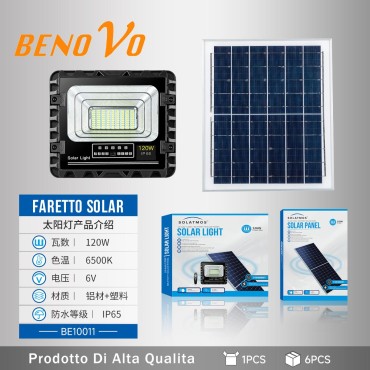 Faro led 120W con pannello...