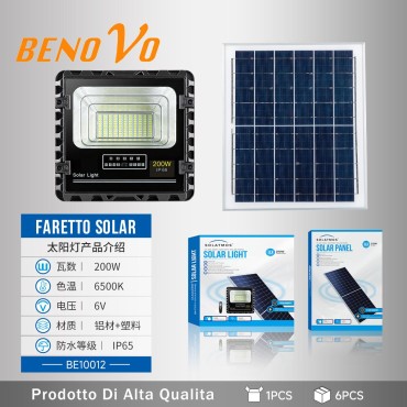 Faro led 200W con pannello...