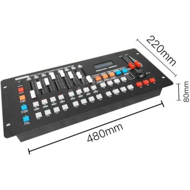 Console Controller 512 Illuminazione Scenica 240 Canali 480 Scene Concerti Scolastici Party Disco Ktv Club