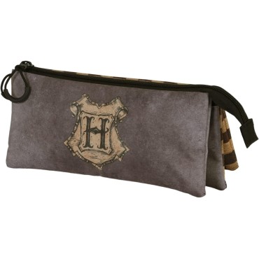 Astuccio Harry Potter Squares-Astuccio Triplo FAN 2.0 Marrone hogwarts