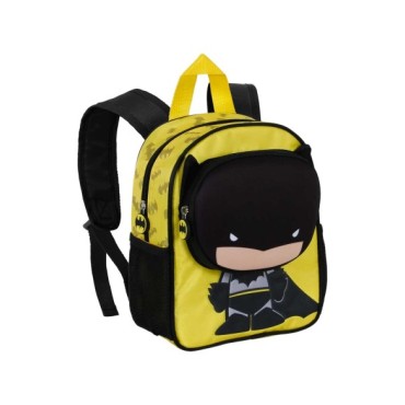 BATMAN GIALLO ZAINO ZAINETTO POCKET BATMAN BOBBLEHEAD