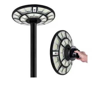 LAMPIONE SOLARE UFO Luce LED 1200W Sensore di MOVIMENTO E CREPUSCOLARE IP66