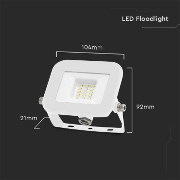 FARO LED 10W FARETTO SMD IP65 CHIP SAMSUNG COLORE BIANCO