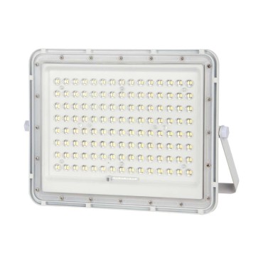 FARO LED FLOODLIGHT VT-180W 20W IP65 COLORE BIANCO CON PANNELLO SOLARE E TELECOMANDO