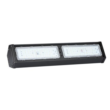 VT-9-112 LAMPADA LED A SOSPENSIONE 100W SMD HIGH BAY LINEAR LIGHT NERA IP54 CON CHIP SAMSUNG