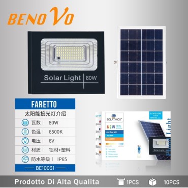 Nuovo Faro solare LED 80W 120W 200W 400W 600W Sensore Crepuscolare 150Lm/W ip66