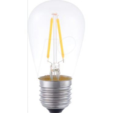 Lampadina LED 1W G45 ATTACCO E27 Luce calda 3000k Filamento 1800LM Plastica 270°