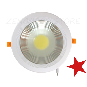 Plafoniera 10W Faretto COB LED da Incasso Tondo 800lm 220V