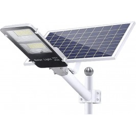 Lampione solare a LED 200W Con Pannello Solare e Telecomando Crepuscolare IP66