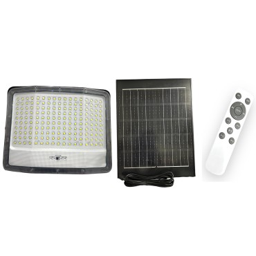 FARO LED PANNELLO SOLARE nero 200W 400W 600W 800W 1000W CREPUSCOLARE ip65 80lm/W