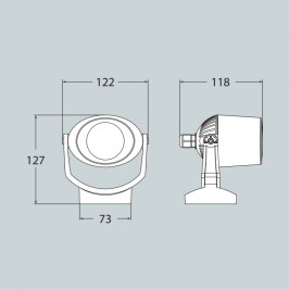 PROIETTORE LED APPLIQUE DA MURO FUMAGALLI MINITOMMY NERO SATIN LED GU10 6W CCT SET | 1M1000000AXL1K