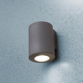 LAMPADA LED PARETE DA MURO FUMAGALLI FRANCA 90 WALL GRIGIO GU10 6W CCT 2700/4000K | 3A7002000AXL1K