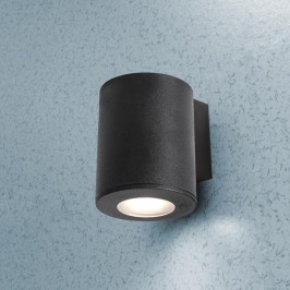 LAMPADA LED DA MURO FUMAGALLI FRANCA 90 WALL NERO GU10 6W CCT 2700/4000K | 3A7002000LXL1K